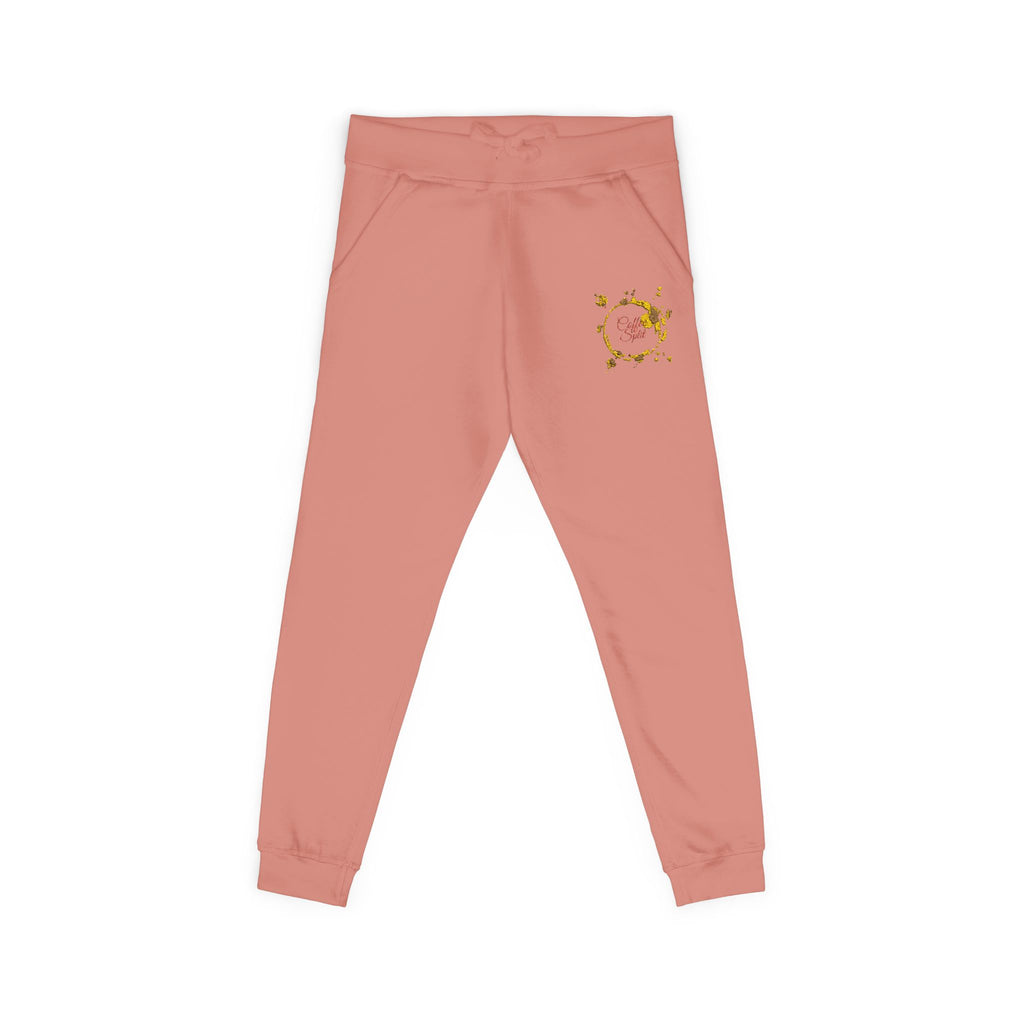 Embroidered Golden Sunflower Sweatpants — Cozy Floral Fleece Joggers