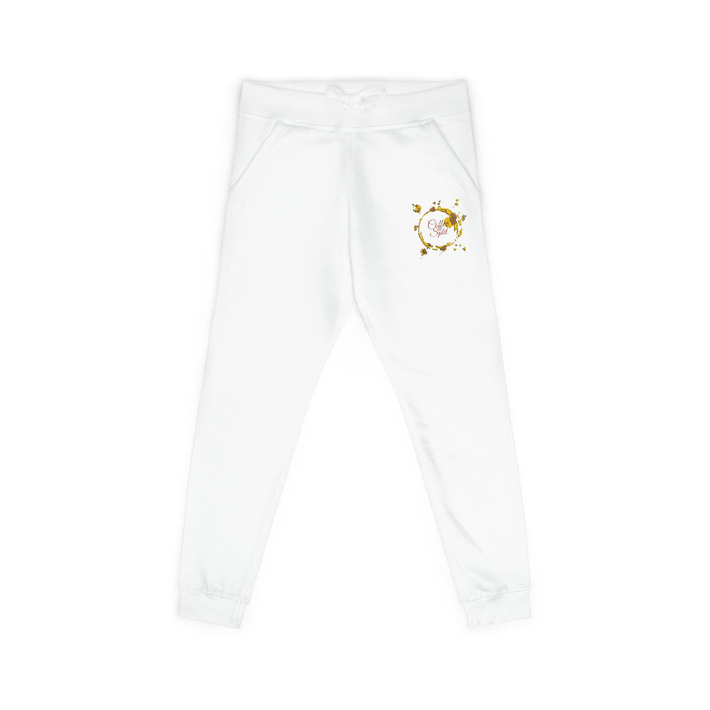 Embroidered Golden Sunflower Sweatpants — Cozy Floral Fleece Joggers